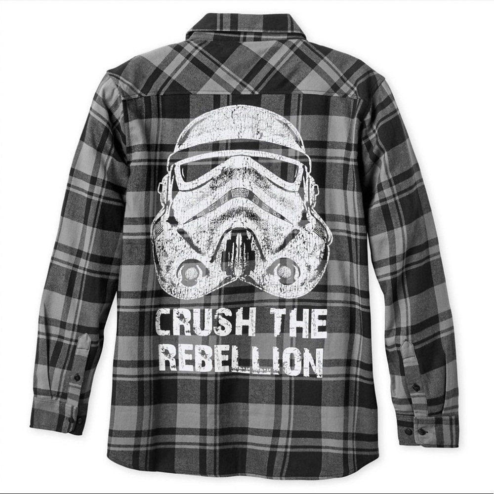 Disney Parks Limited Edition Star Wars Flannel Shirt
